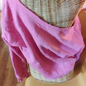 Chic Pink Off-Shoulder Top